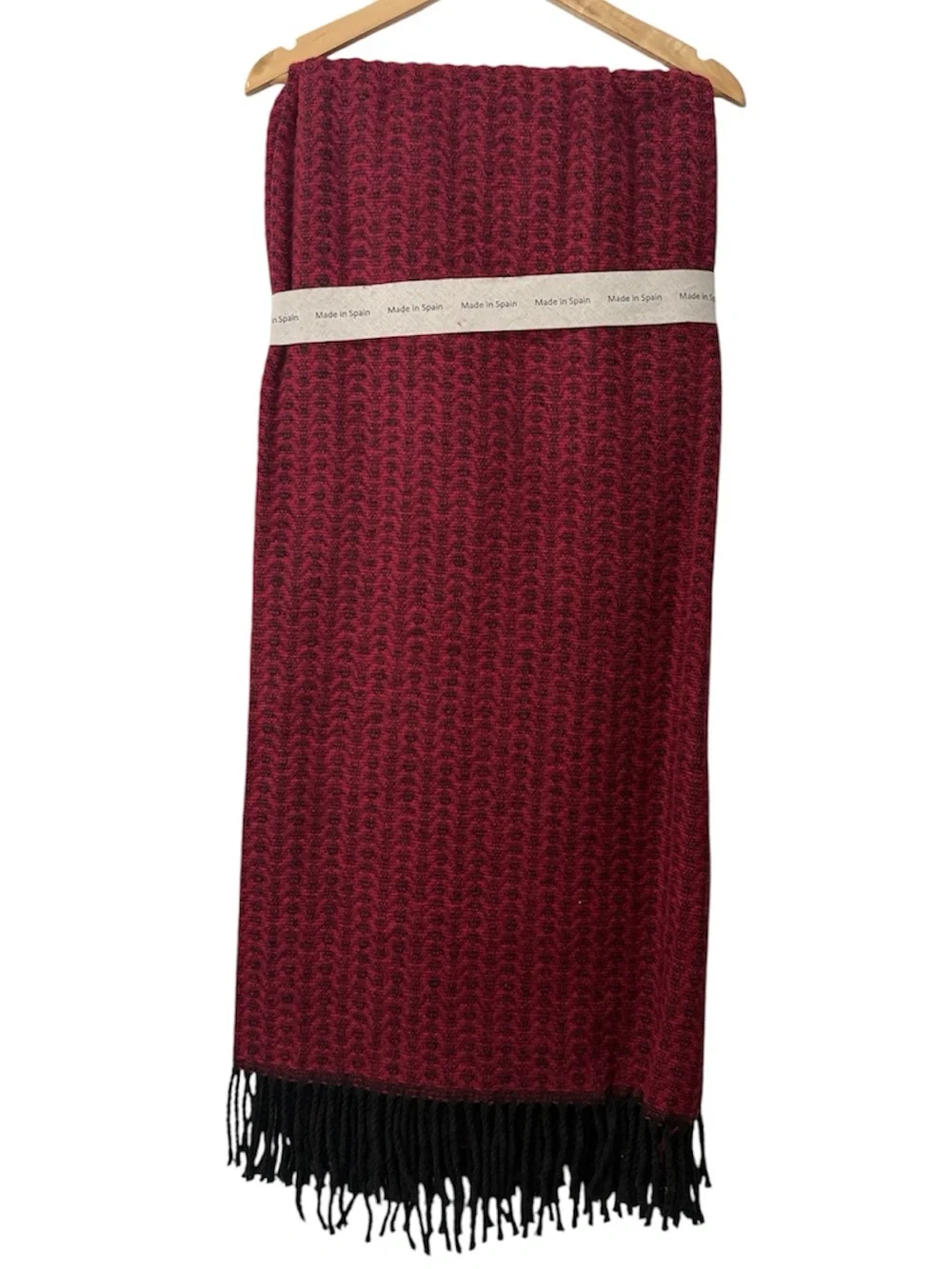 Discover Europe Made in Spain Vialman Luxury Throw Blanket NWT